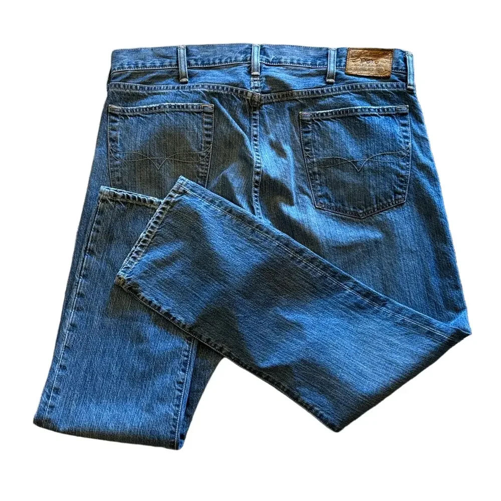 Polo Ralph Lauren Mens 38 Varick Slim Straight Denim Jeans